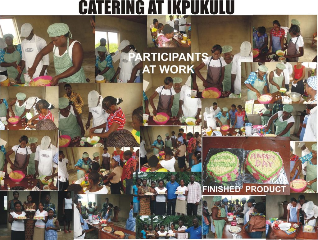 Catering at Ikpulu Vocational Training